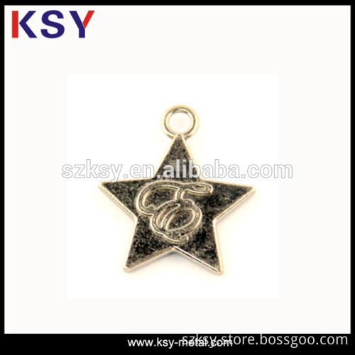 Fancy custom shaped metal zipper slider / metal zipper puller